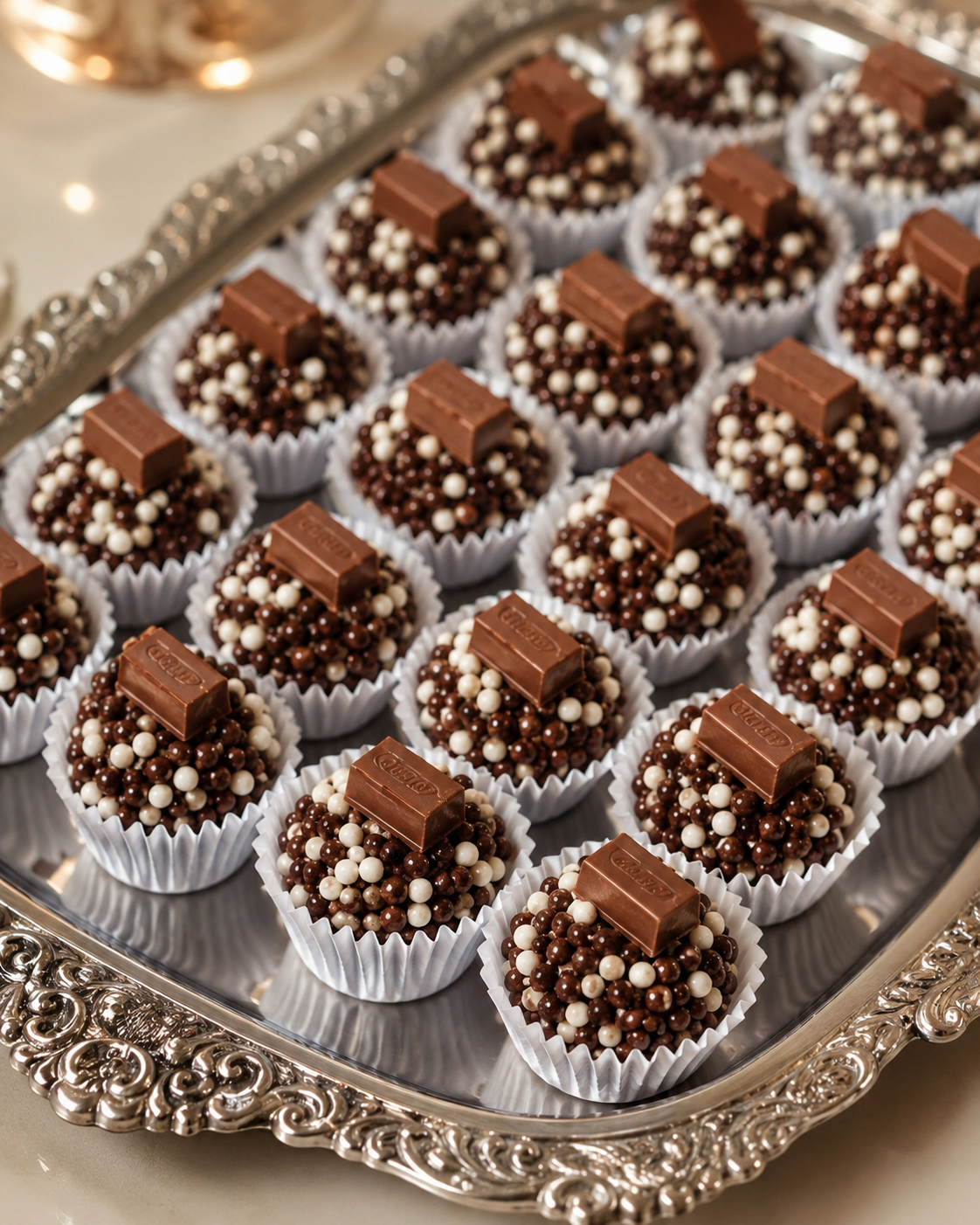 Brigadeiro de KitKat gourmet Sara William